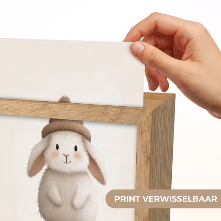 Nachtlampje - Konijn - Muts - Oren - Beige — 4