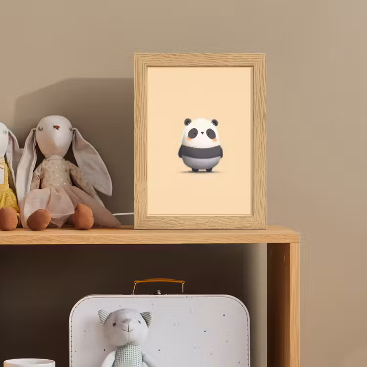 Nachtlampje - Panda - Beige - Minimalistisch — 3