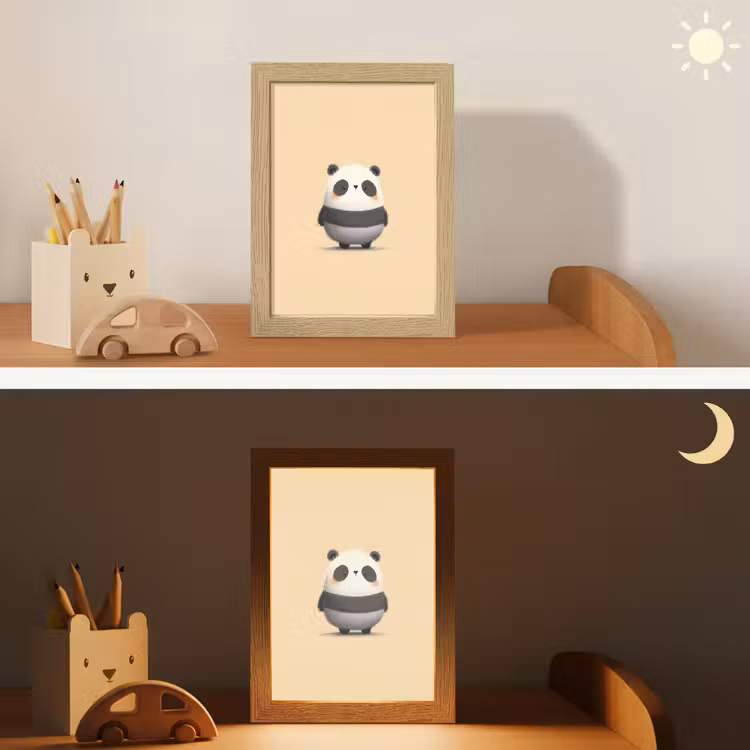 Nachtlampje - Panda - Beige - Minimalistisch — 5