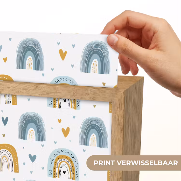 Nachtlampje - Patroon - Regenboog - Hartjes — 4