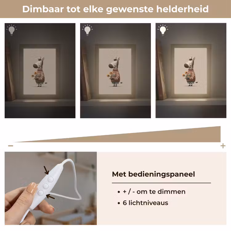 Nachtlampje - Zebra - Zonnebloemen - Warm — 6