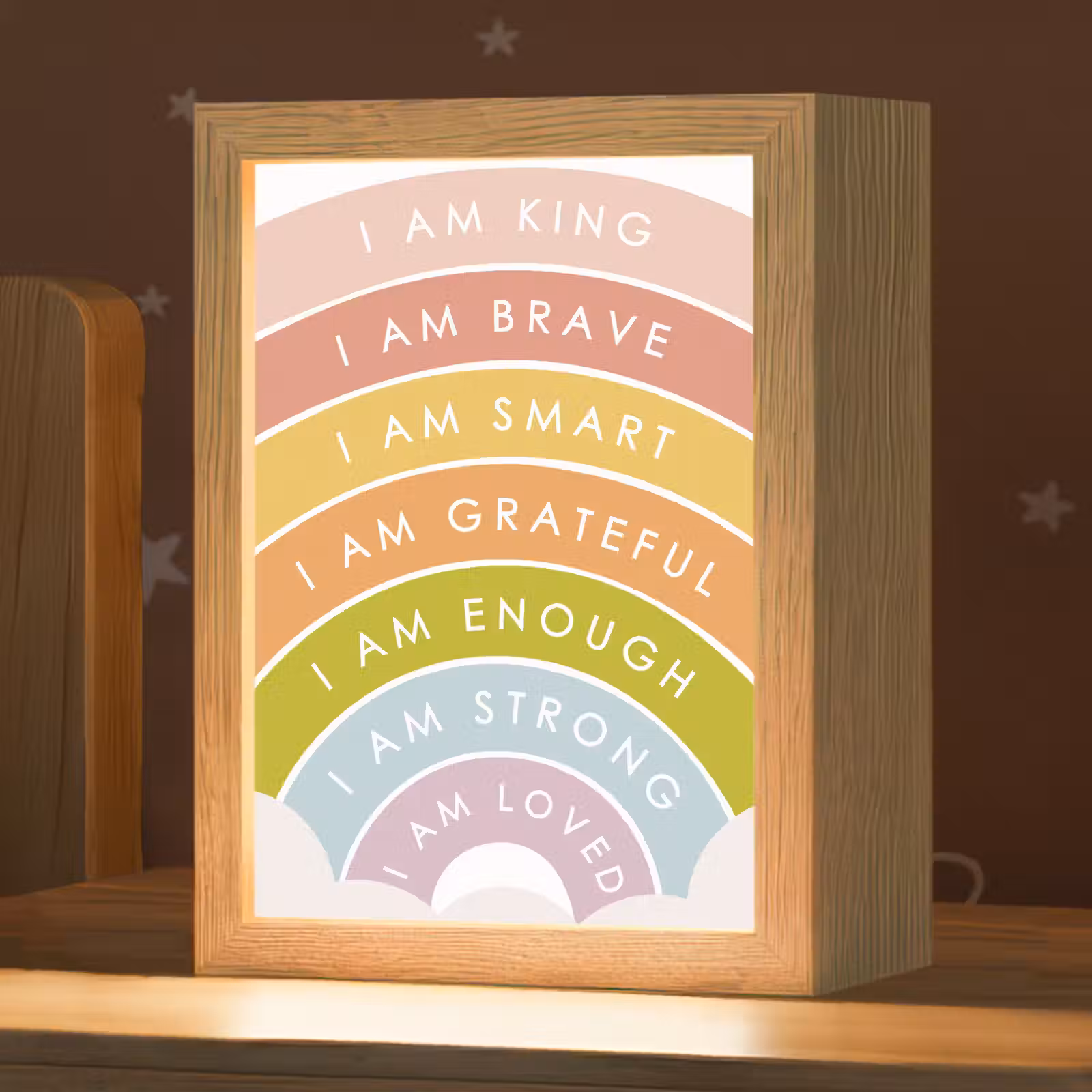 Nachtlampje - Regenboog - Kleuren - Quotes — 1