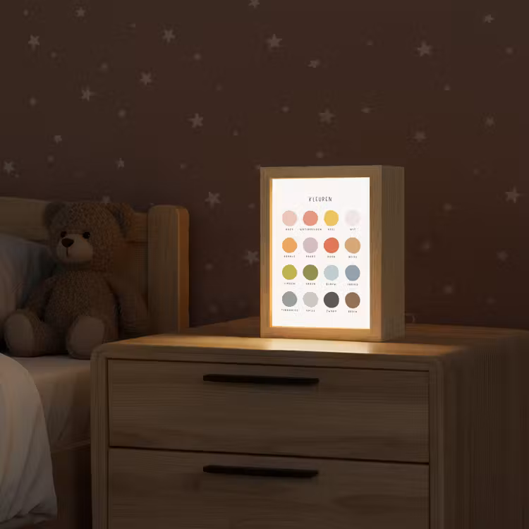 Nachtlampje - Kleuren - Leren voor kinderen - Educatief — 2