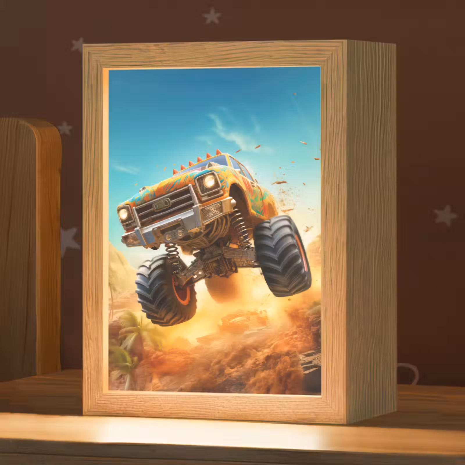 Nachtlampje - Monstertruck - Kind - Jongen - Auto — 1