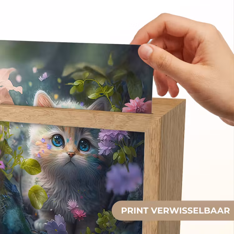 Nachtlampje - Kitten - Bloemen - Bos - Illustratie - Poes — 4