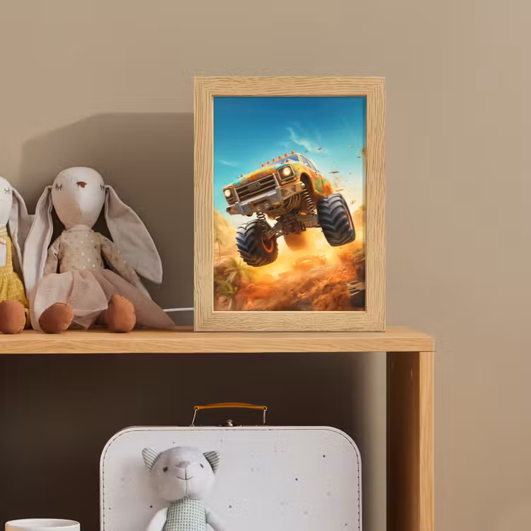 Nachtlampje - Monstertruck - Kind - Jongen - Auto — 3