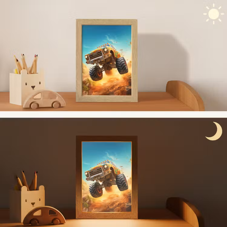 Nachtlampje - Monstertruck - Kind - Jongen - Auto — 5