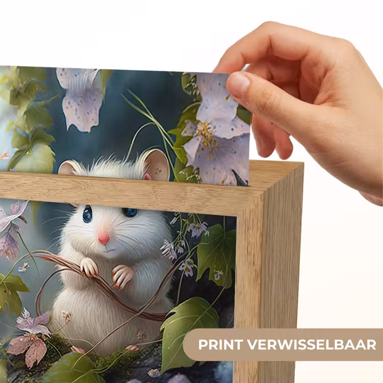 Nachtlampje - Muis - Bos - Bloemen - Illustratie - Bosdieren — 4