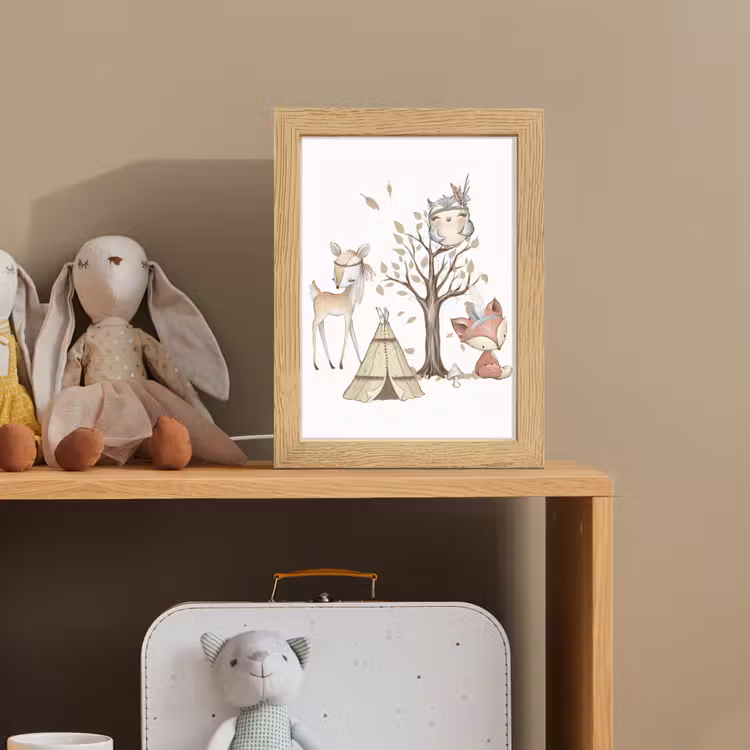 Nachtlampje - Wilde dieren - Bos - Illustratie — 3