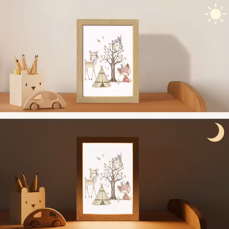 Nachtlampje - Wilde dieren - Bos - Illustratie — 5