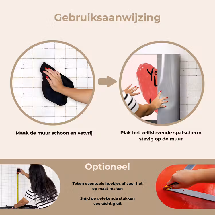 Keuken achterwand - Hart - Rood - Valentijn — 8