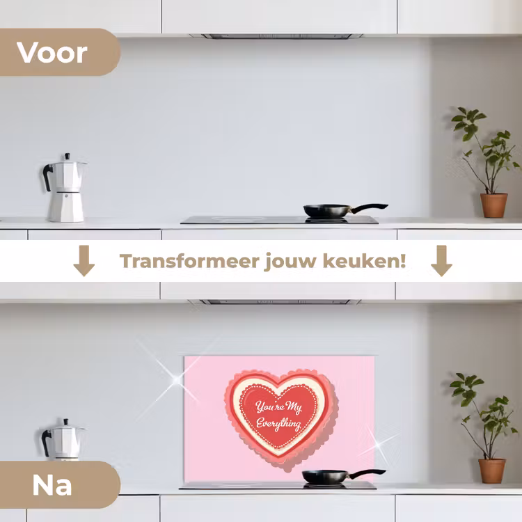 Keuken achterwand - Liefde - Hart - Valentijn — 3