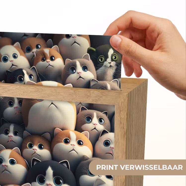 Nachtlampje - Kat - Huisdieren - Poes - Bruin - Grijs - Kinderen — 4