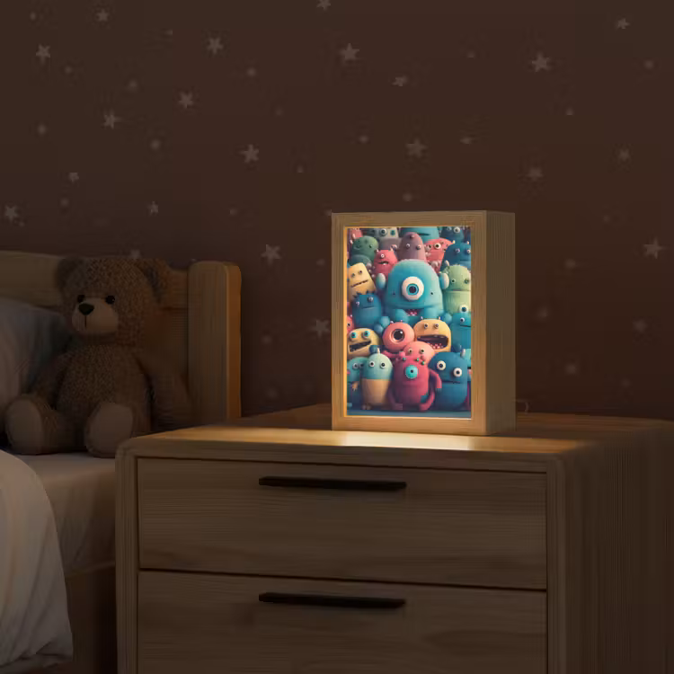 Nachtlampje - Kids - Monster - Regenboog - Design - Meiden - Jongens — 2