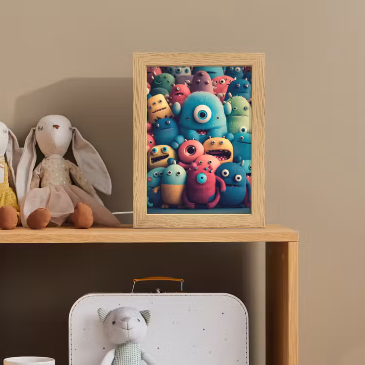 Nachtlampje - Kids - Monster - Regenboog - Design - Meiden - Jongens — 3