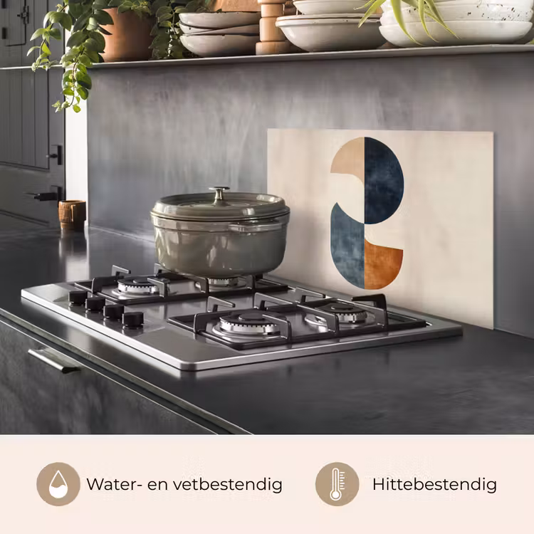 Spatscherm keuken - Cirkels - Abstract - Kleurrijk — 7