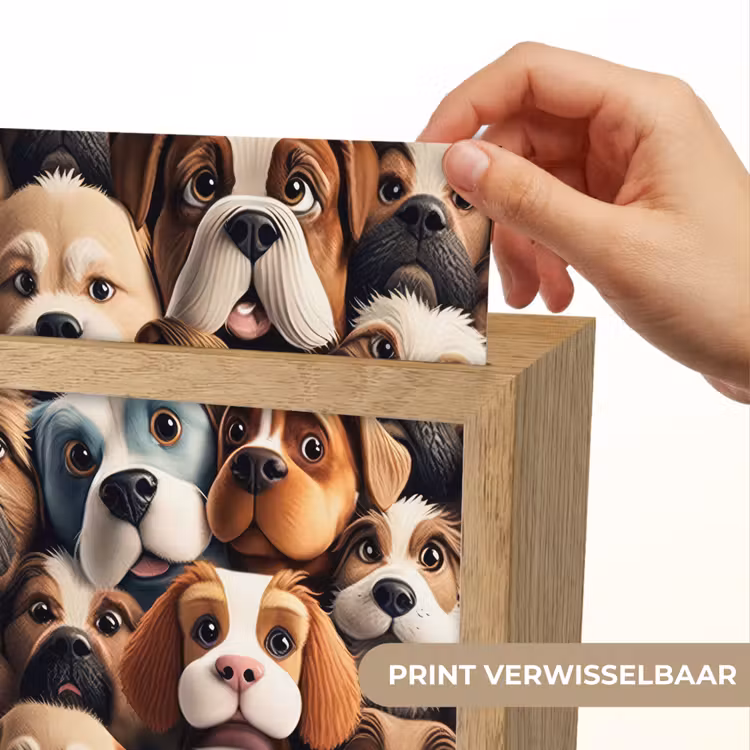 Nachtlampje - Hond - Patronen - Dieren - Bruin - Meisje - Jongen — 4