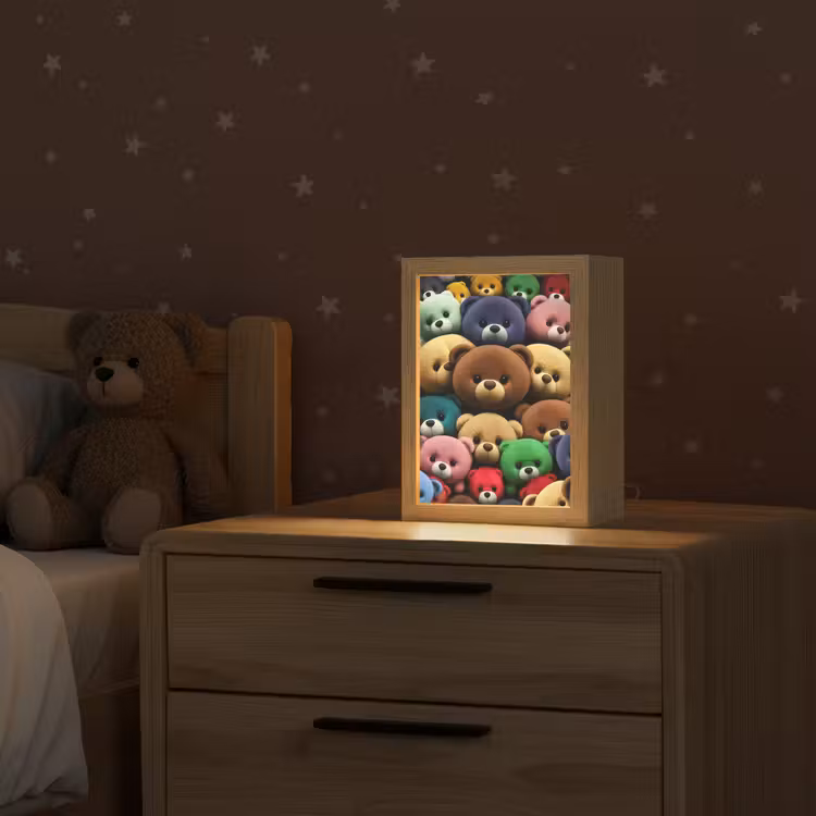 Nachtlampje - Knuffelbeer - Teddy - Design - Kids — 2