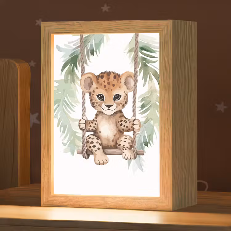Nachtlampje - Luipaard - Dier - Kinderen - Jungle — 1