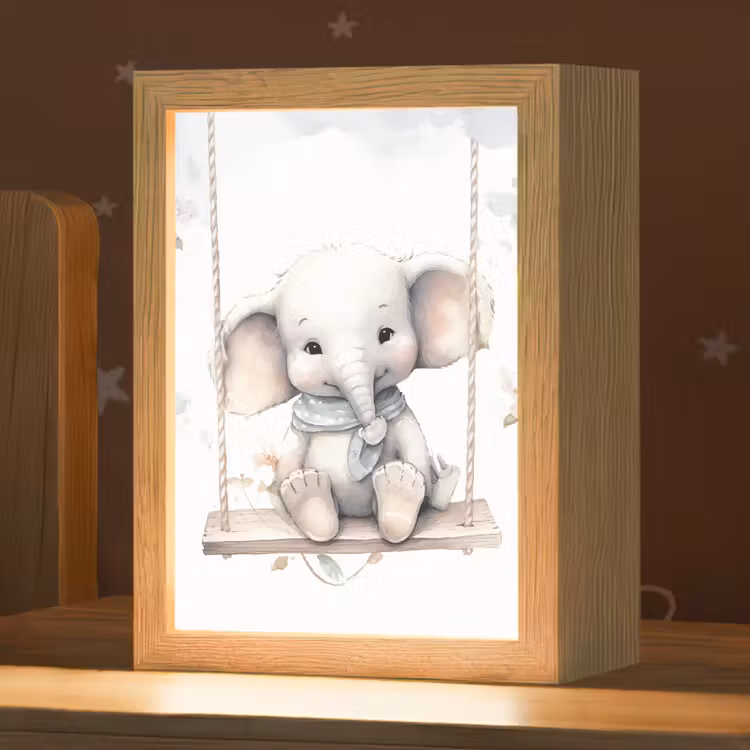Nachtlampje - Olifant - Dier - Kinderen — 1