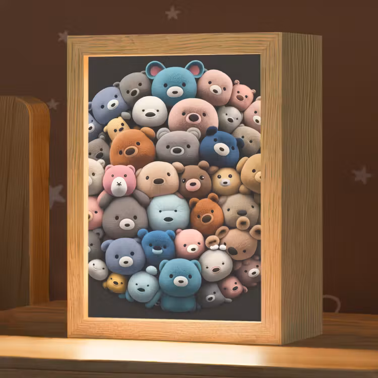 Nachtlampje - Teddybeer - Knuffel - Dieren - Meisjes - Jongens — 1