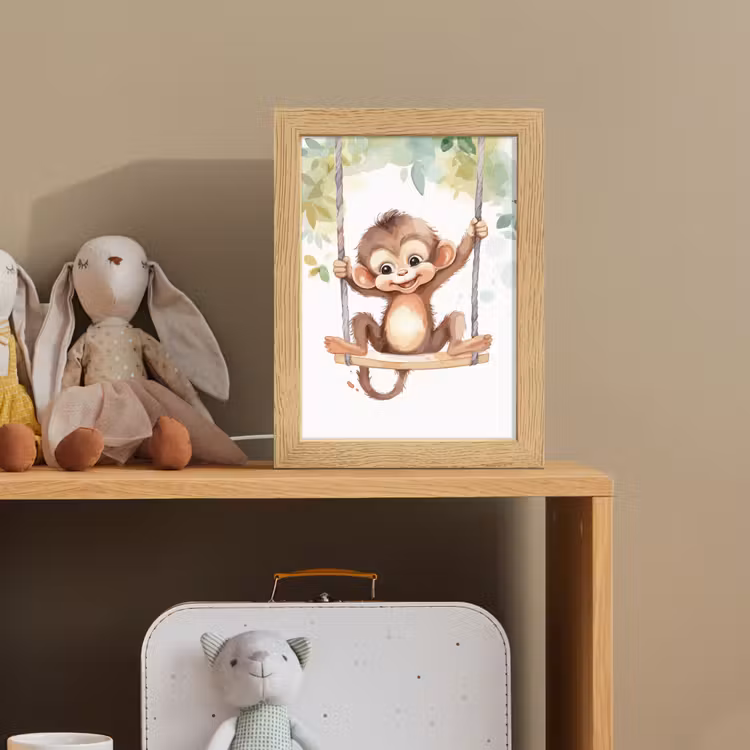 Nachtlampje - Aap - Dier - Kinderen - Jungle — 3