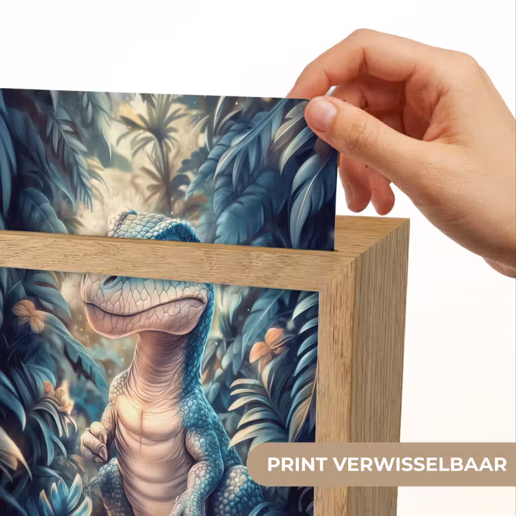 Nachtlampje - Dino - Jungle - Blauw — 4