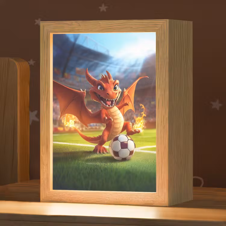 Nachtlampje - Draak - Voetbal - Vuur - Stadion — 1