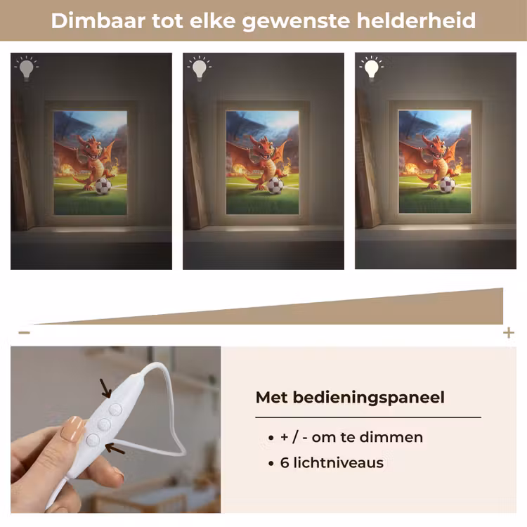 Nachtlampje - Draak - Voetbal - Vuur - Stadion — 6