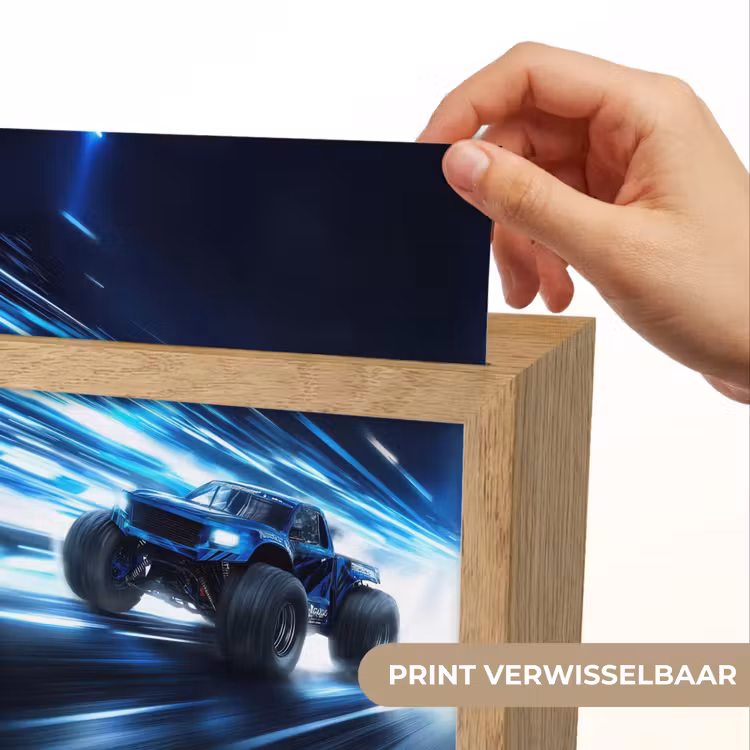 Nachtlampje - Monstertruck - Blauw - Neon - Lichten — 4