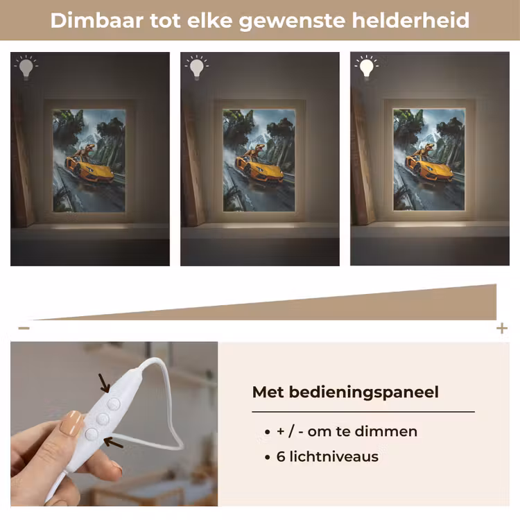 Nachtlampje - T-Rex - Auto - Regenwoud — 6