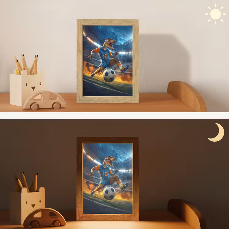 Nachtlampje - T-Rex - Voetbal - Stadion — 5
