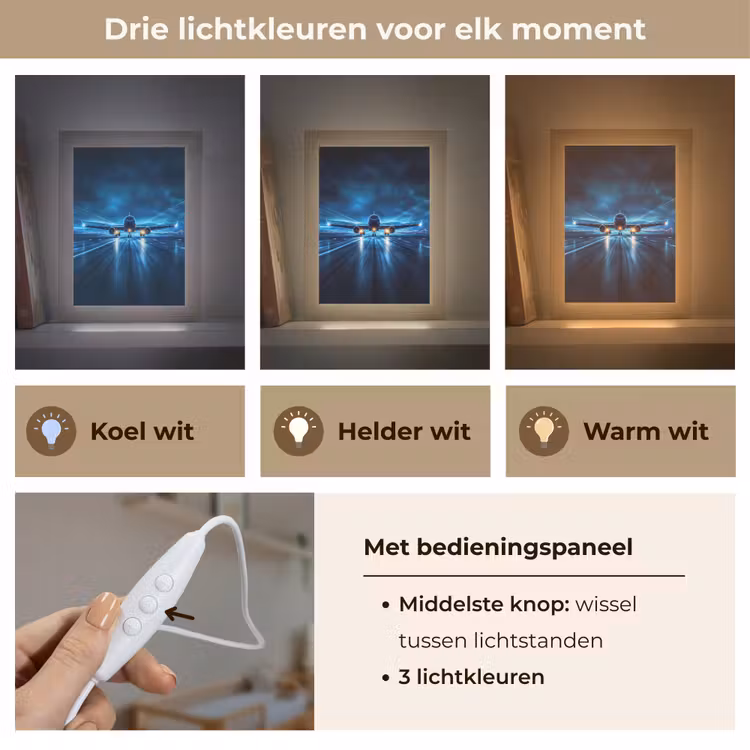 Nachtlampje - Vliegtuig - Blauw - Futuristisch — 7