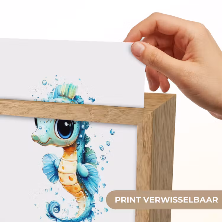 Nachtlampje - Zeepaardje - Spetters - Blauw — 4