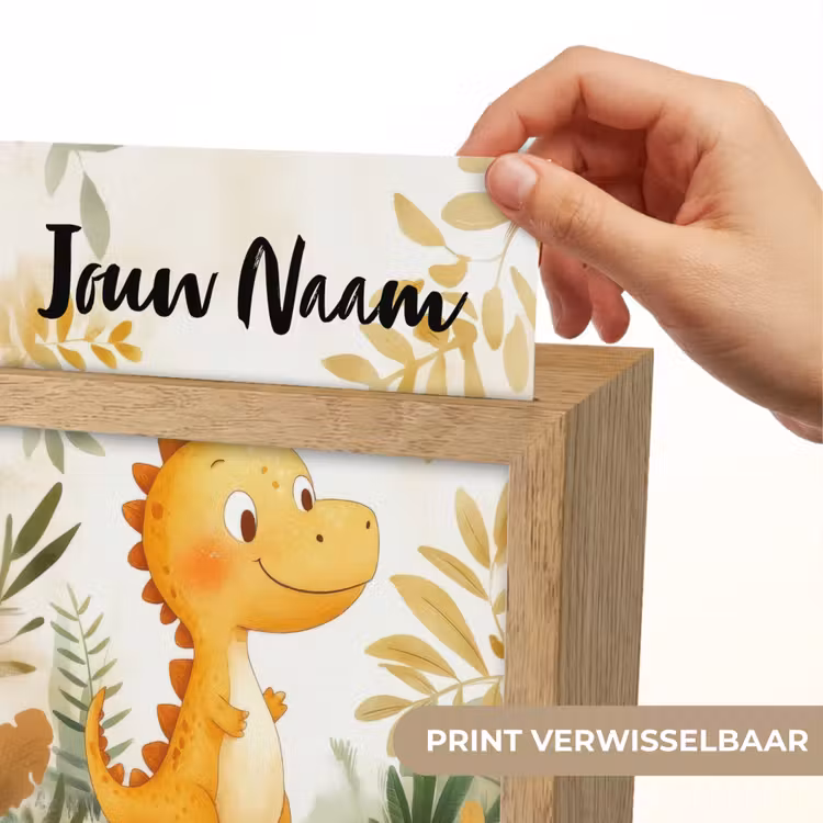 Nachtlampje met naam - Dino - Voetbal - Oranje — 4