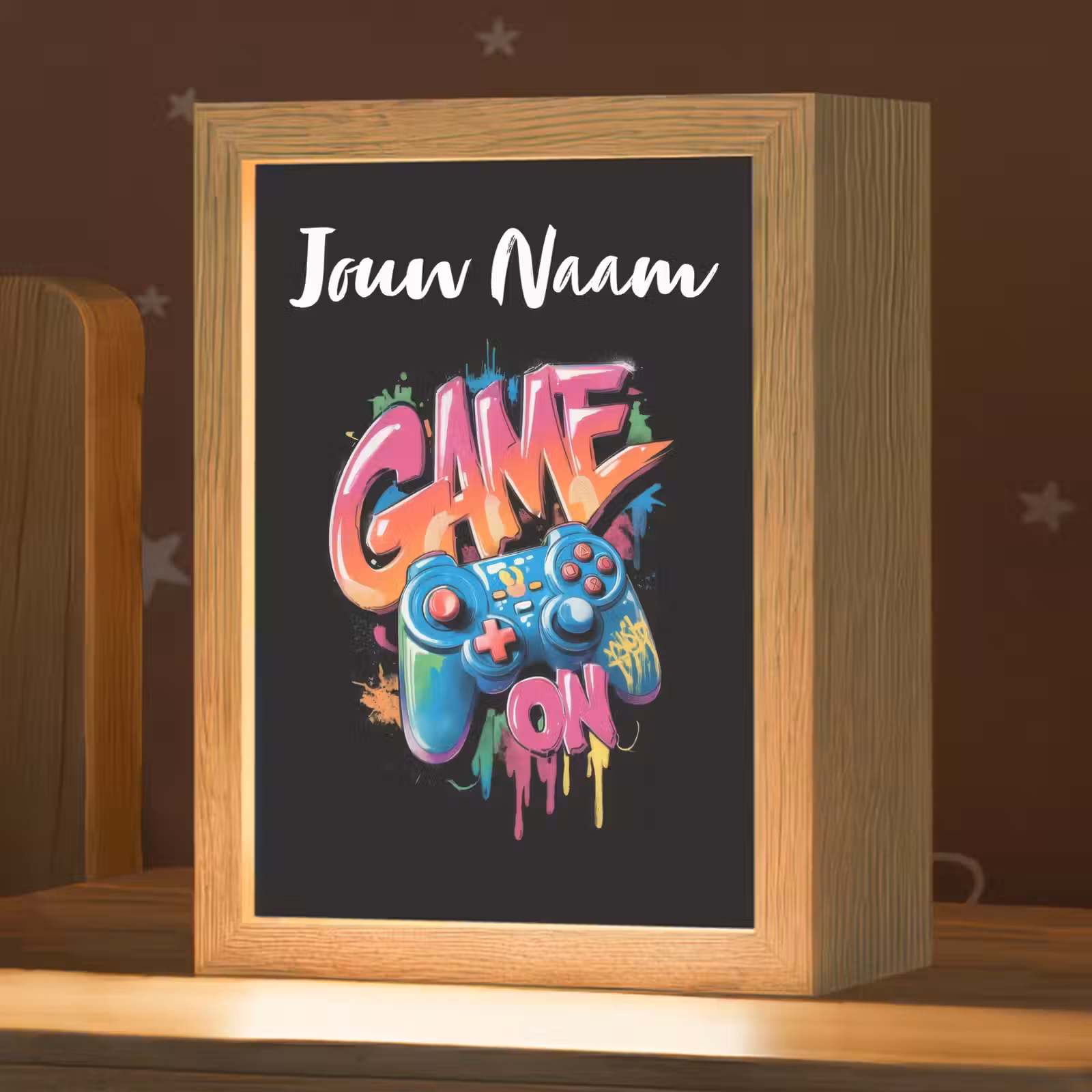 Nachtlampje met naam - Controller - Game - Graffiti - Tekst — 1