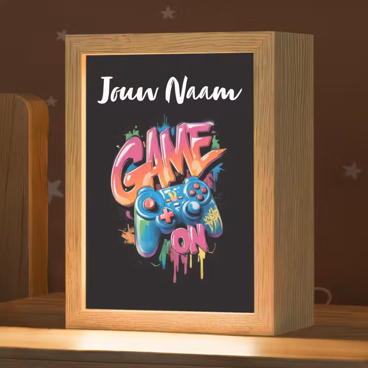 Nachtlampje met naam - Controller - Game - Graffiti - Tekst — 1