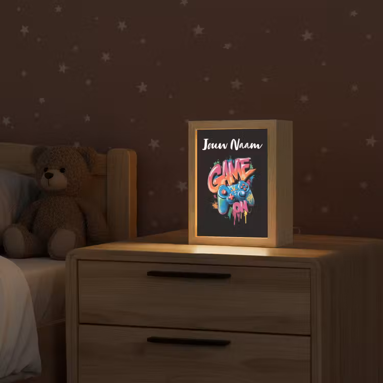 Nachtlampje met naam - Controller - Game - Graffiti - Tekst — 2