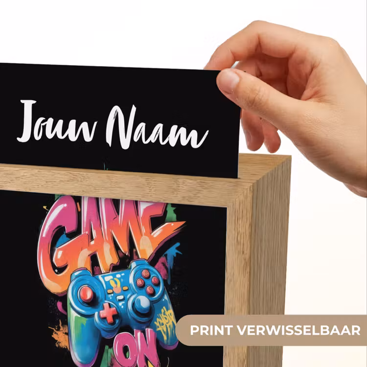 Nachtlampje met naam - Controller - Game - Graffiti - Tekst — 4