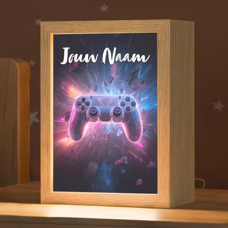 Nachtlampje met naam - Controller - Neon - Game — 1