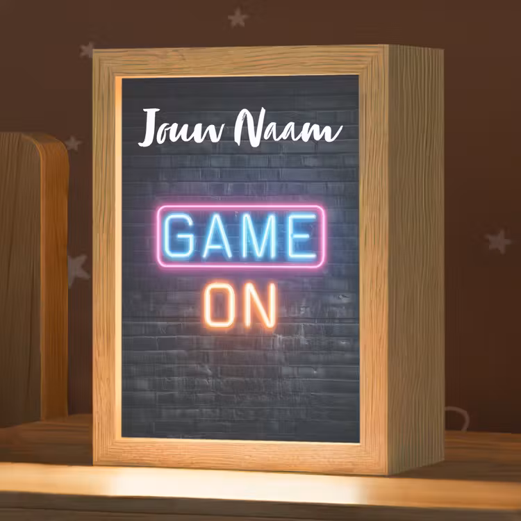 Nachtlampje met naam - Game - Neon - Muur — 1