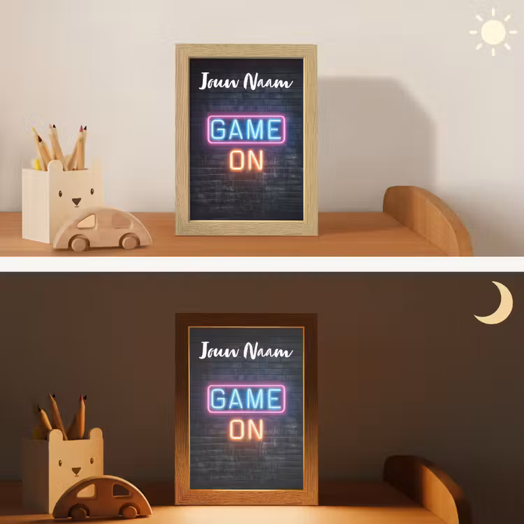 Nachtlampje met naam - Game - Neon - Muur — 5