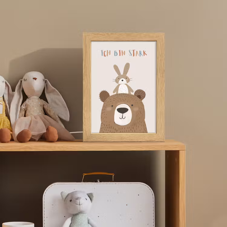 Nachtlampje - Beer - Konijn - Beige - Dieren - Quote — 3