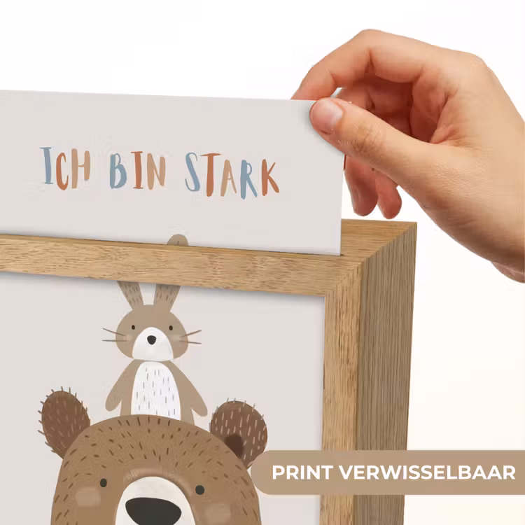 Nachtlampje - Beer - Konijn - Beige - Dieren - Quote — 4