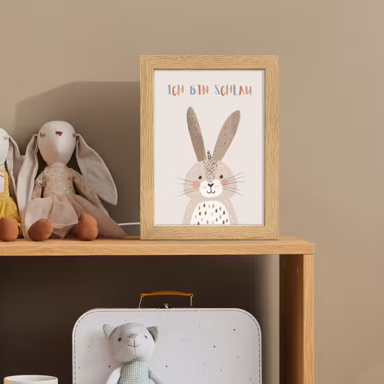 Nachtlampje - Konijn - Beige - Dier - Slim - Quote — 3