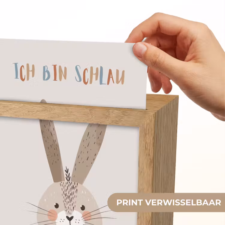 Nachtlampje - Konijn - Beige - Dier - Slim - Quote — 4