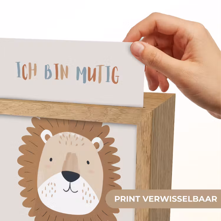 Nachtlampje - Leeuw - Beige - Dier - Moedig - Quote — 4