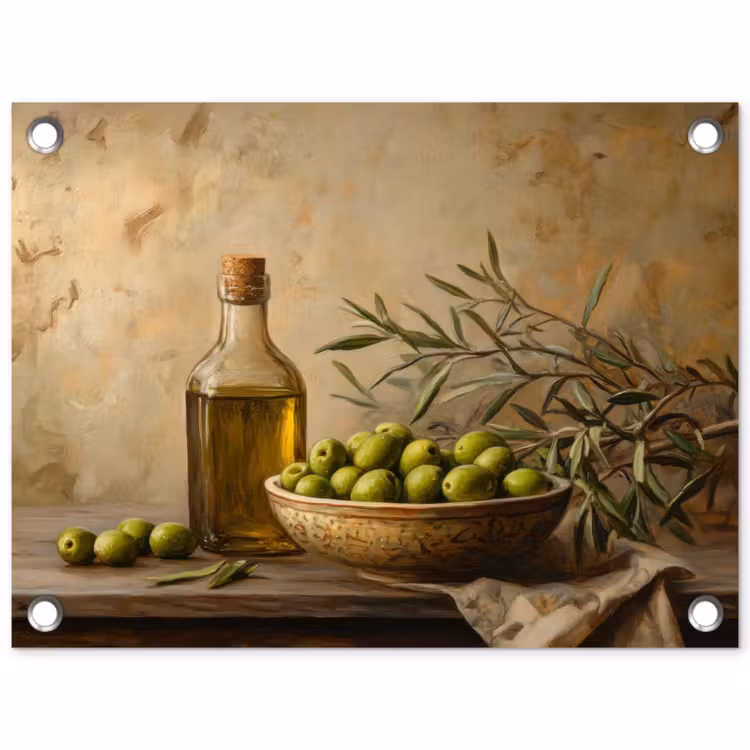 Tuinposter - Olijven - Stilleven - Vintage — 1