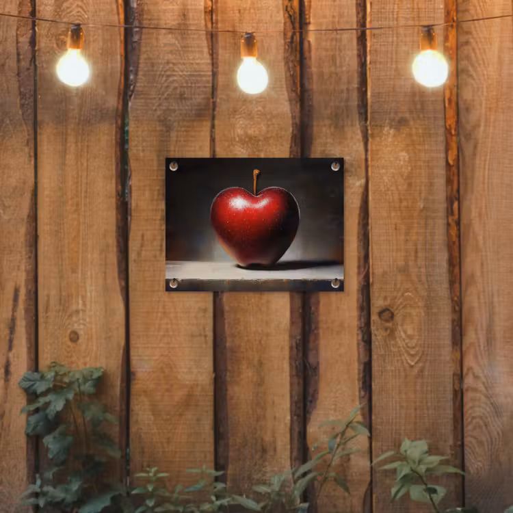 Tuinposter - Apple - Hart - Rood — 2