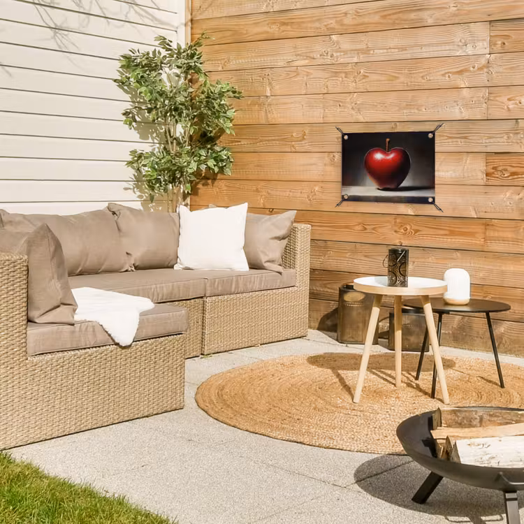 Tuinposter - Apple - Hart - Rood — 4